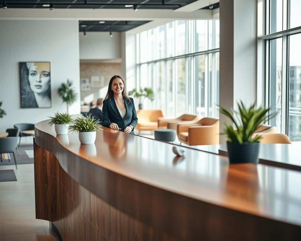 Wat maakt een efficiënte receptiebalie belangrijk?