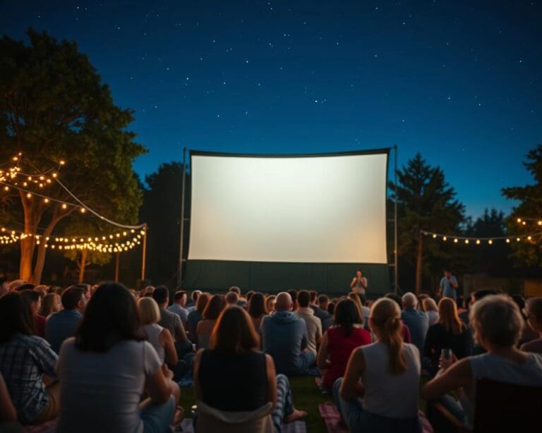 Waarom gaan mensen naar een openluchtbioscoop?