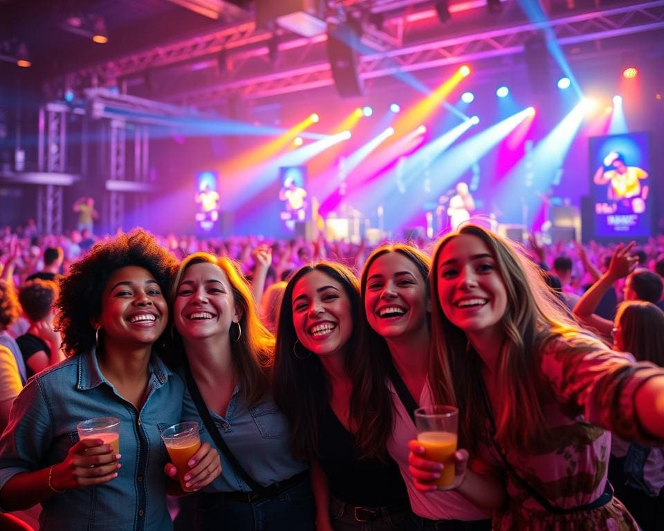 Waarom gaan vrienden samen naar een concert?