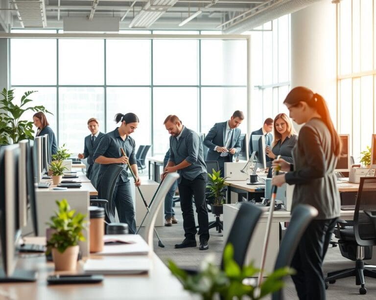 Wat houdt bedrijfsschoonmaak voor kantoren precies in?