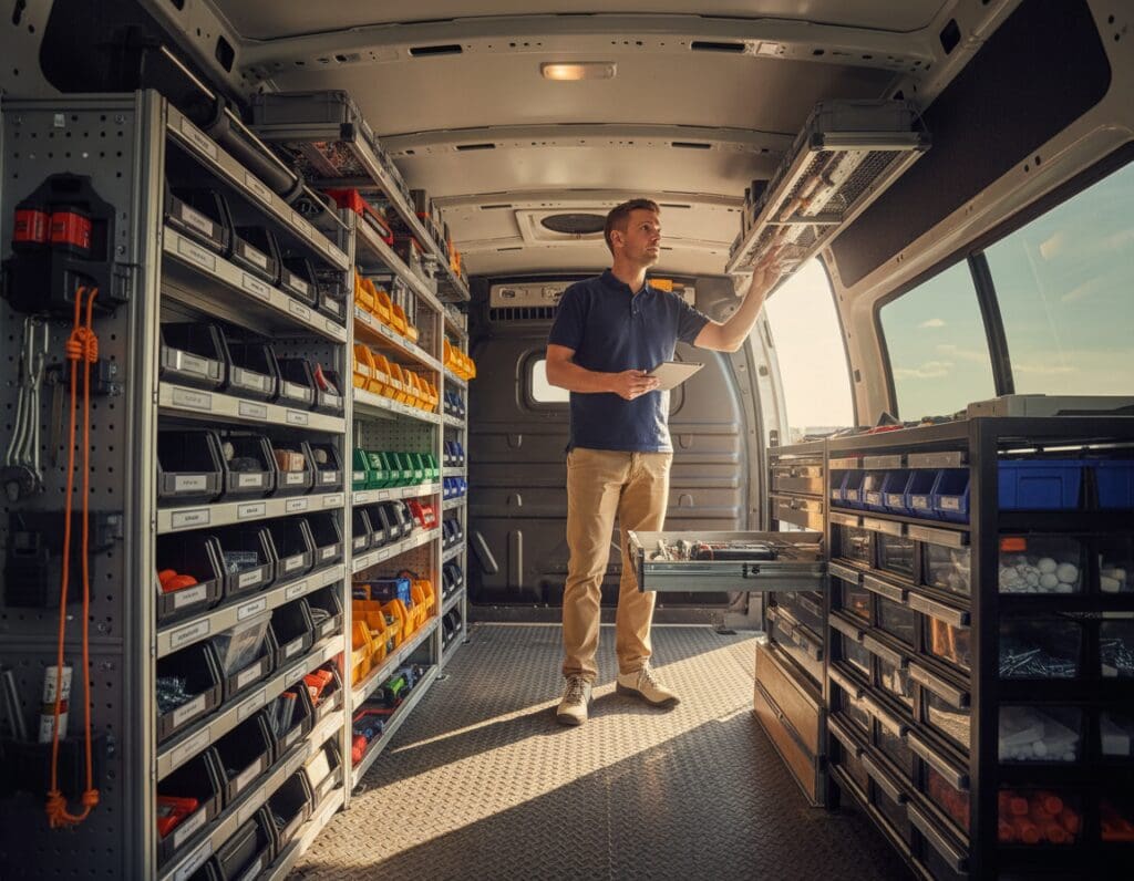 bedrijfswagen efficiënt inrichten