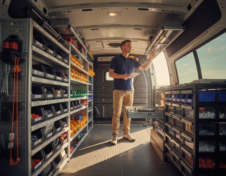 bedrijfswagen efficiënt inrichten