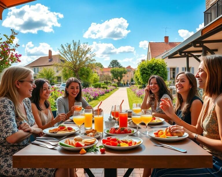 brunchen en wandelen