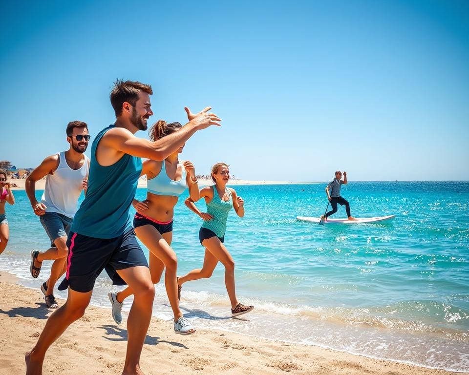sportieve strandactiviteiten