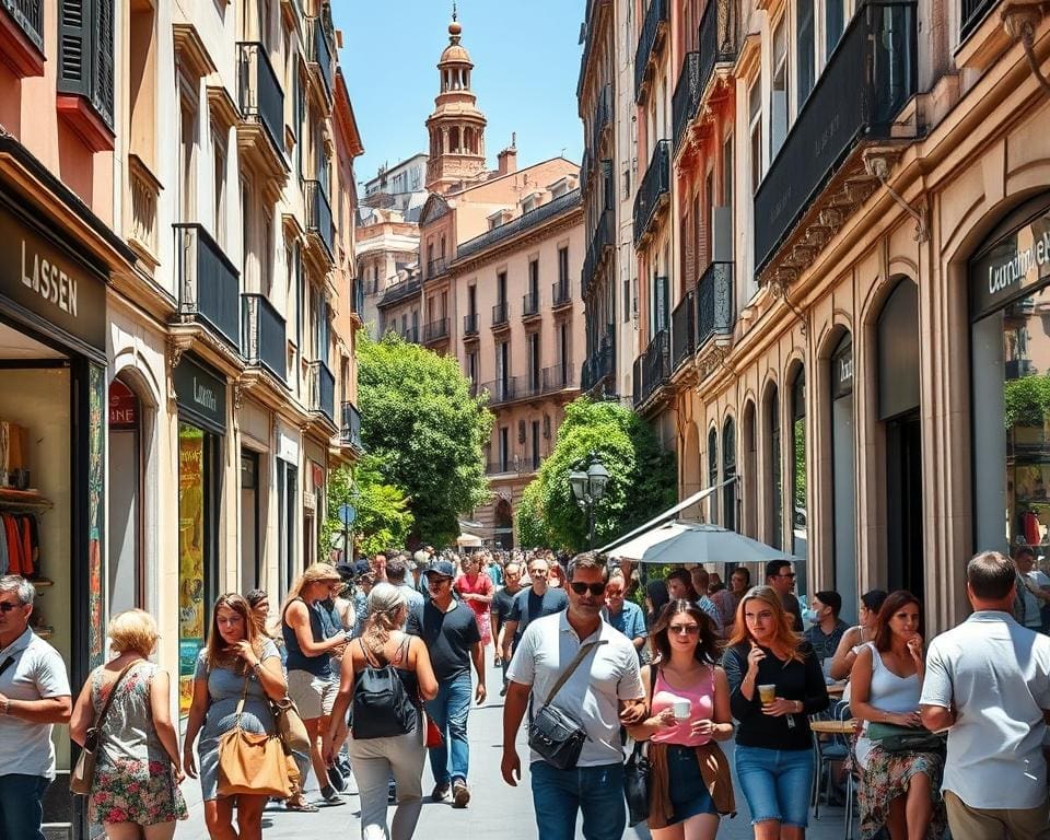 winkelstraten Barcelona