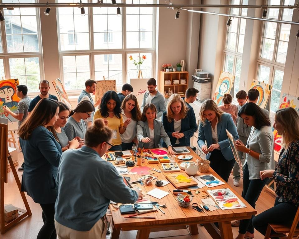 creatieve workshop volgen