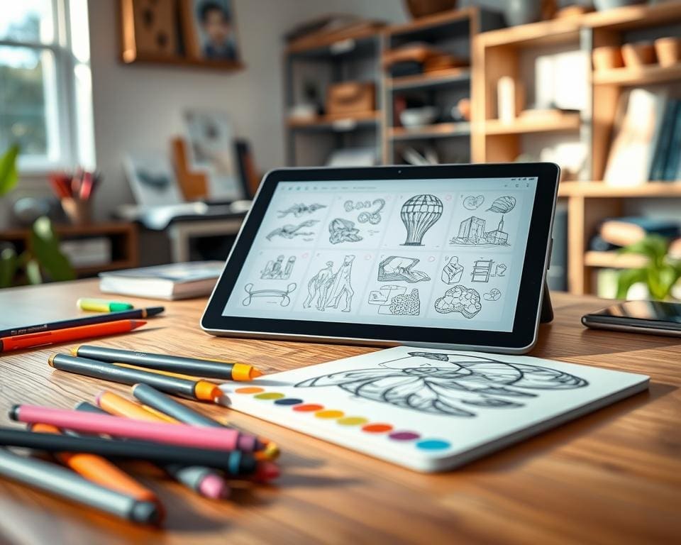 digitale schetsboeken