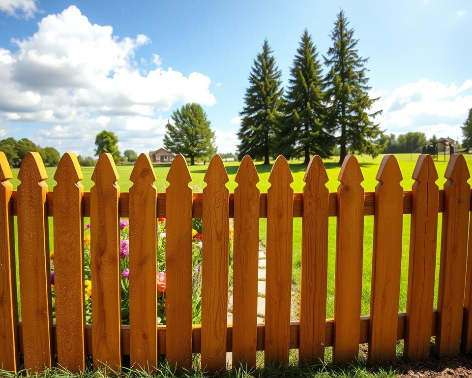 houten tuinhek