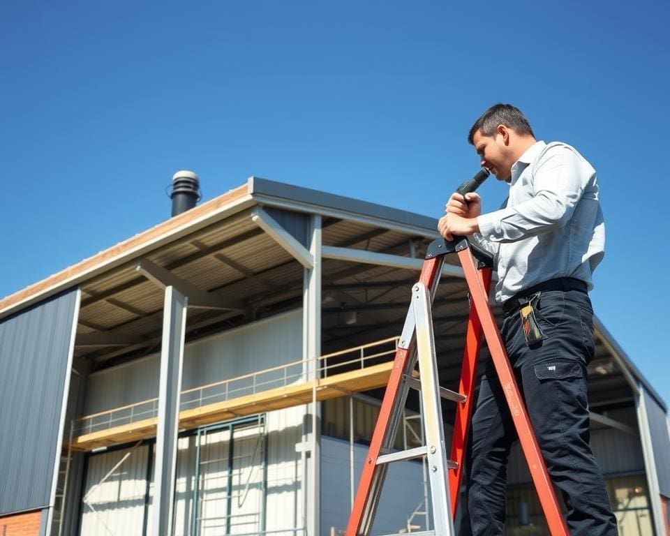 dak en gevel loods renoveren