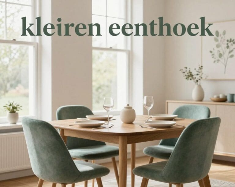 kleuren eethoek