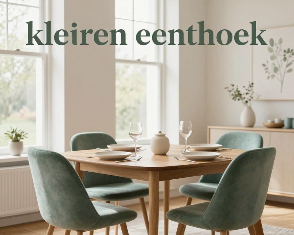 kleuren eethoek