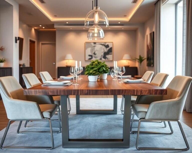 moderne eettafel