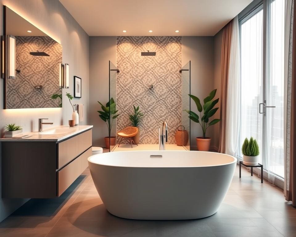 praktische badkamer